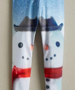 Terez Youth Build A Snowman Leggings
