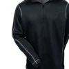 APPAREL Nike Three Quarter Zip BLK/Anthracite-Sphere Dry CVRUP