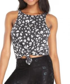 Terez Silver Cheetah V2 Foil Tank