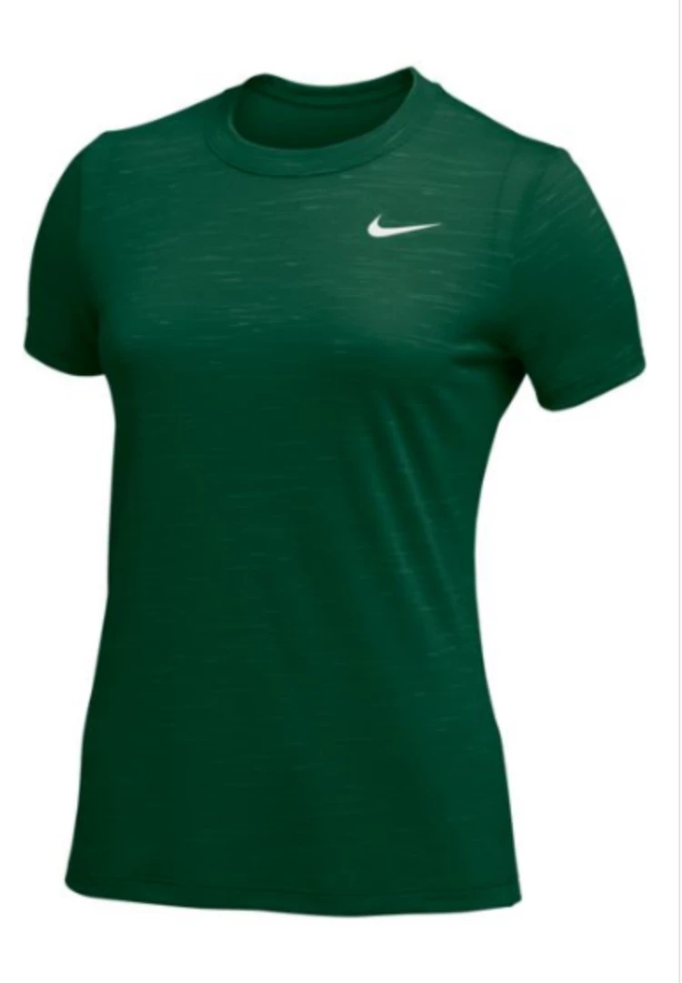 APPAREL Nike Women's Dri Fit Green S/S T-Shirt 1 APPAREL Nike Women's Dri Fit Green S/S T-Shirt