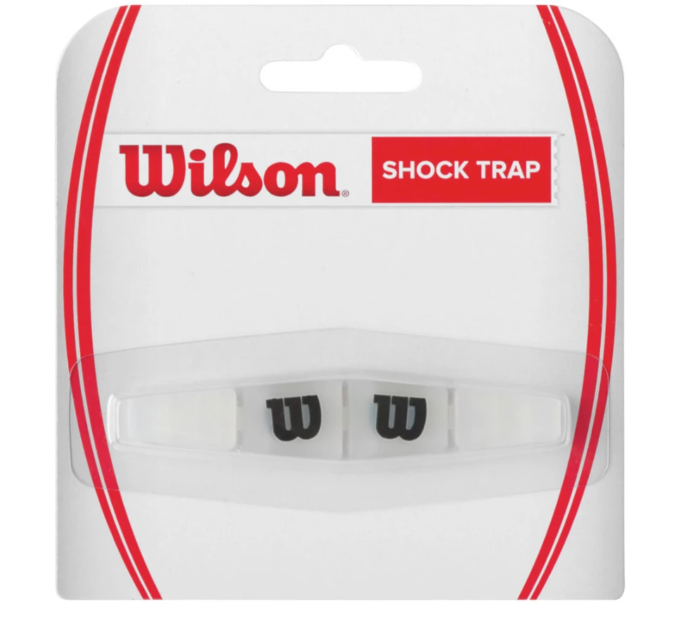 Wilson Sporting Goods Wilson Shock Trap Tennis Dampener Clear And Black ACCESSORIES 1 Wilson Sporting Goods Wilson Shock Trap Tennis Dampener Clear And Black ACCESSORIES