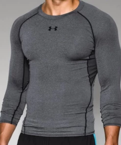 Under Armour Heat Gear L/S Compression Shirt --Adult Graphite