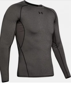 Under Armour Heat Gear L/S Compression Shirt --Adult Graphite