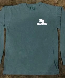 Mountain Brook Sporting Goods Spartan Pride L/S Blue Spruce Tshirt APPAREL