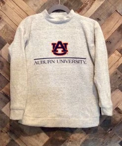 Wooly Threads COLLEGIATE Woolly Threads Pullover - Auburn University - Natural