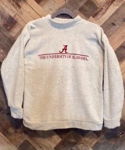 Wooly Threads Woolly Threads Pullover - Alabama Crimson Tide - Natural